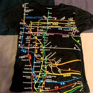 NYC Subway Line Graphic Tee